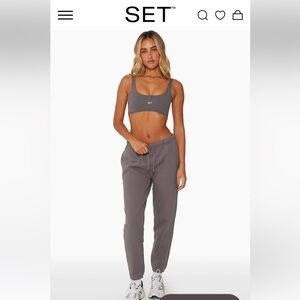 NWT : SET ACTIVE Heavyweight sweats (Drawstring Sweatpants)